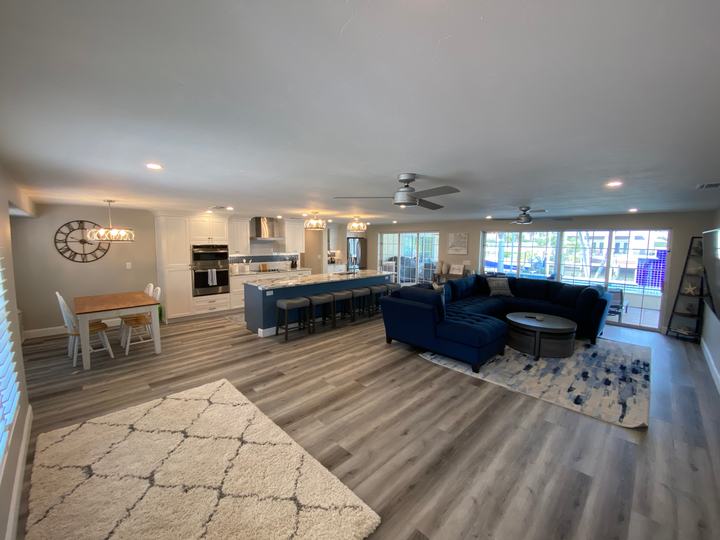 Living and dining area