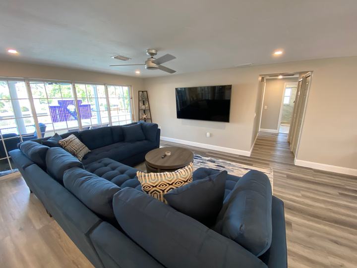 Living room with TV
