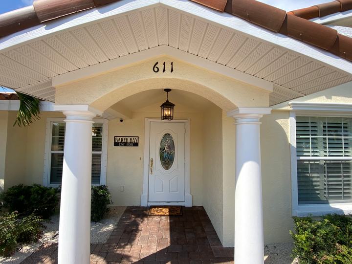 Front entry of Baker Bay